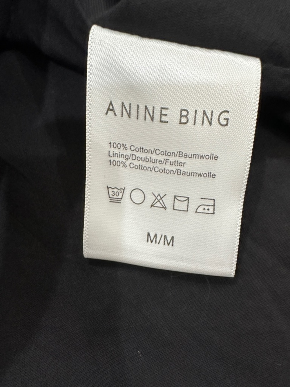 Anine Bing Bree Dress Womens M
Black 100% cotton - Picture 7 of 8